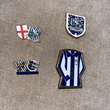 4 Retro WBA West Brom Albion Football Badges 1993 - 2000 Great Condition