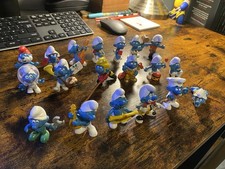 Smurfs Vintage Large Job Lot 19 Figures