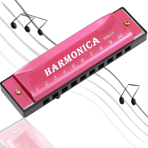 Pink hole harmonica - 10,
