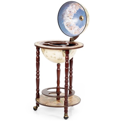 Wood globe drink cabinet wine - globe,