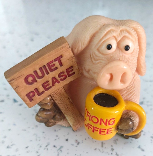 Piggin hungover pig - piggin,