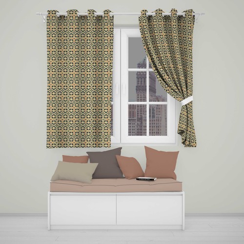 Blackout eyelet curtains - blackout,