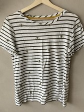 Joules White  T-Shirt with