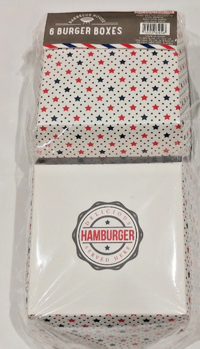 Burger boxes red - 6,