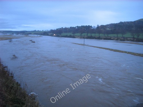 Photo 12x8 clyde flood from - clyde,