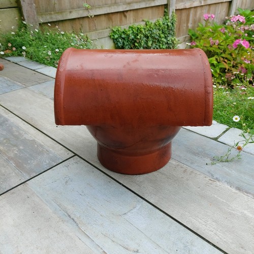 Terracotta bonnet chimney - terracotta,