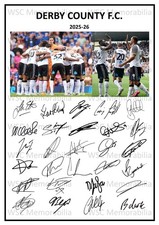 11753. Derby County Signed