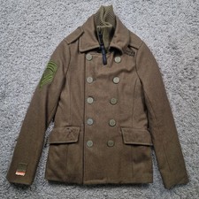 Superdry Coat Mens Small Green