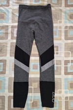 Lorna Jane Charcoal Grey Marl High Waist Activewear Leggings - Size S (8 / 10)
