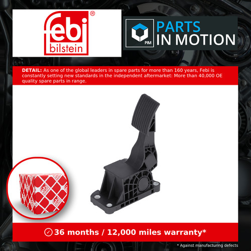 Accelerator pedal 186346 - accelerator,