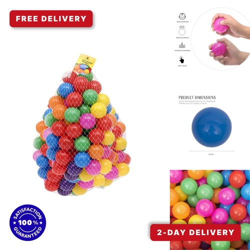100 plastic ball pit - 100,
