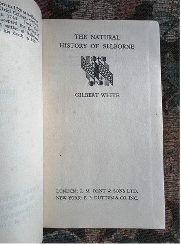Natural history selborne - natural, of