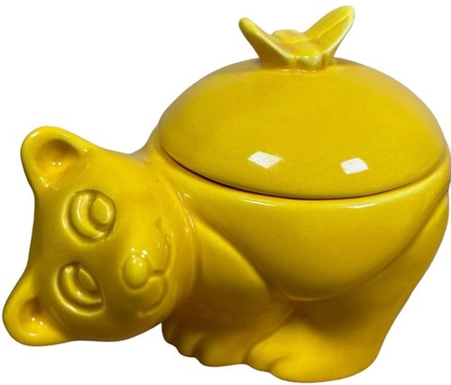 Vintage devon pottery yellow - devon,