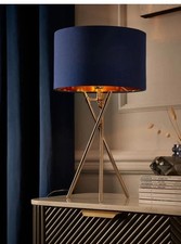 Next Navy Blue Rico Table Lamp