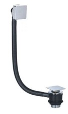 Square Clicker Bath Waste And Overflow Chrome Finish brand new in box