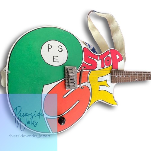 Burny electric guitar with - guitar,