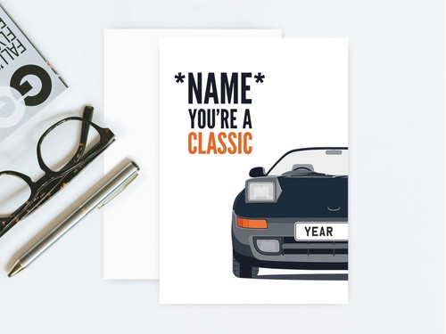 Personalised black toyota - personalised,