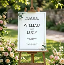 Personalised Wedding Welcome