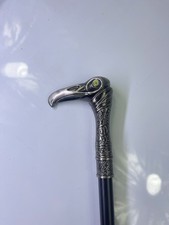 Vintage Luxury Eagle Crow Head Decorative Walking Stick Cane Men Fashion Cosplay