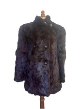 Genuine Rabbit Fur Coat –