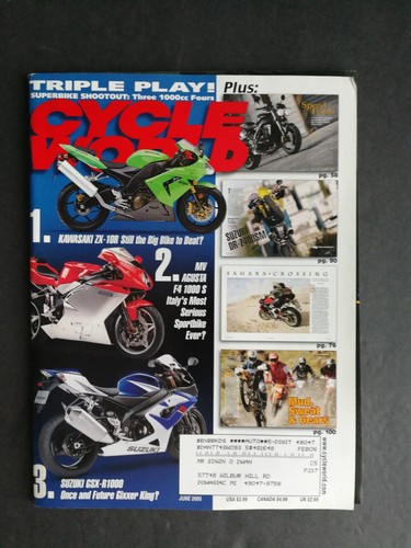Cycle world magazine june - world,
