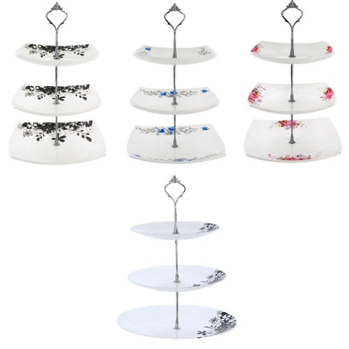 Tier cake stand floral - tier,