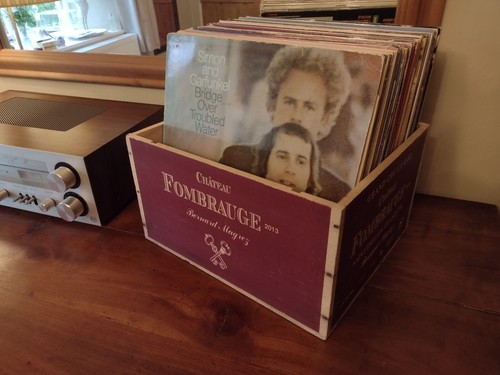 Vinyl record storage box - vinyl,