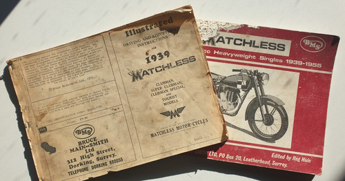Vintage matchless manual - vintage,