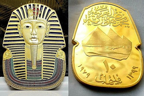 Egyptian pharaoh gold mask - pharaoh,