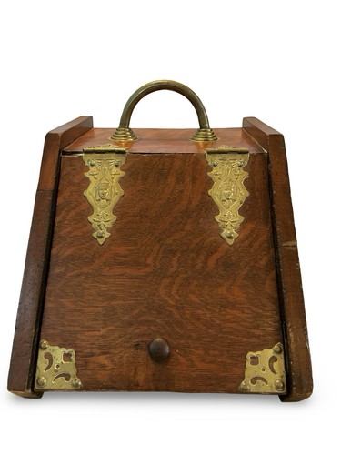 Antique vintage wooden brass - antique,