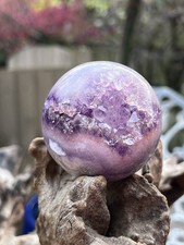 Pink Amethyst Crystal Ball
