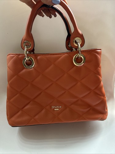 Orange dune handbag