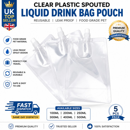 Clear plastic spouted - plastic,