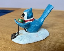 Russ Berrie Merrily We Tweet Along Blue Bird & Bauble - EXCELLENT CONDITION