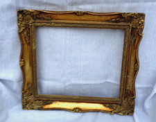 Beautiful Antique frame for painting, Gesso  gold gilt frame either way