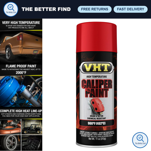 Gloss red caliper paint - red,