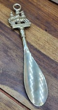 Vintage Solid Brass Shoes Horn