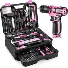 Pink Tool Kit Box Drill