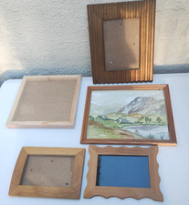 Job Lot of 5 Wooden Picture