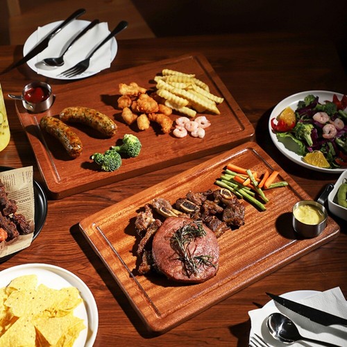 Steak tray solid - tray,