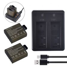 2x Battery +Charger for  Akaso 4K Ultra HD Action Camera EK7000 /EK7000 pro/plus