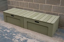 Camper van bed sliding bench - bed,