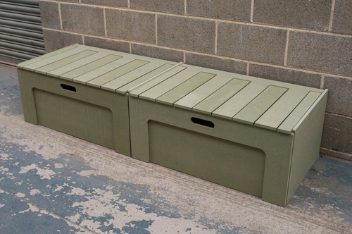 Camper van bed sliding bench - bed,
