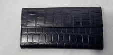 Osprey Black Mock Croc Purse