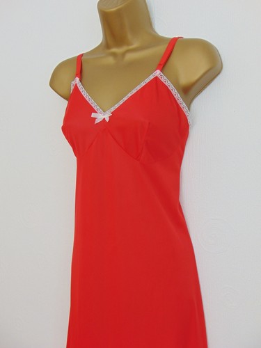 Vintage 60s red - red, slip