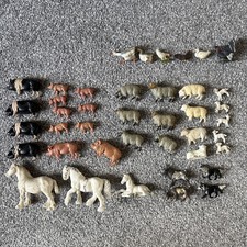 Vintage Britains Farm Toys Pigs, Sheep, lambs, Shire horse, Goats, Geese, Turkey