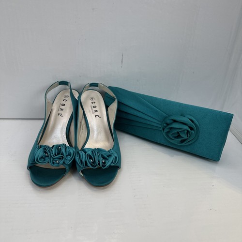 Core ladies green sandals - green,