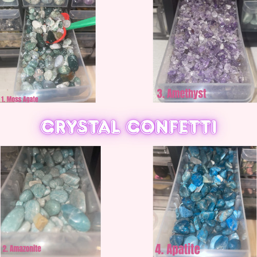 Crystal confetti choose - crystal,