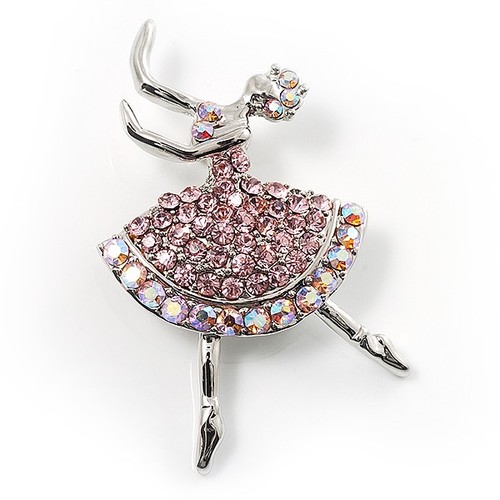 Ballerina dancer brooch - dancer,