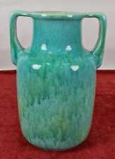 GLASS CERAMIC VASE. RUSKIN